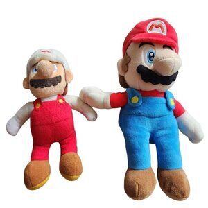 Nintendo Super Mario Basic Plush Double Bundle 10" & 8"